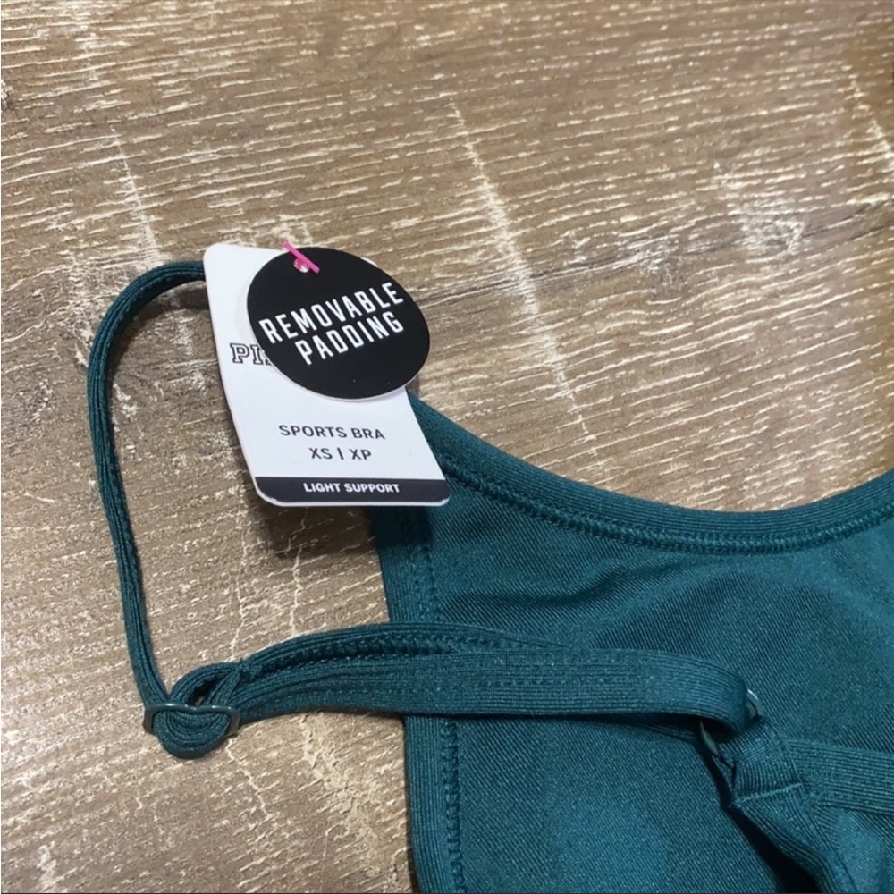 PINK Removable Padding Sports Bra Size XS NWT - Picture 5 of 7